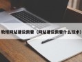 滁州教程网站建设需要（网站建设需要什么技术）